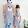 Lindong Apron Cute Animals with Pocket for Adults Children Waterproof