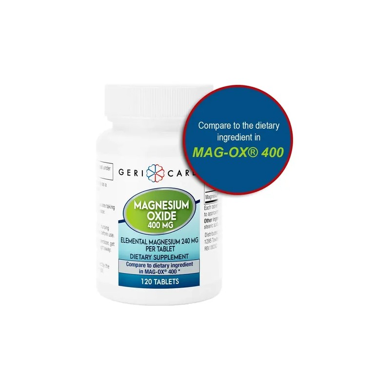 Geri-care - Óxido De Magnesio (400 Mg, 120 Pastillas/botella