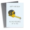 Tape Measure Birthday Card