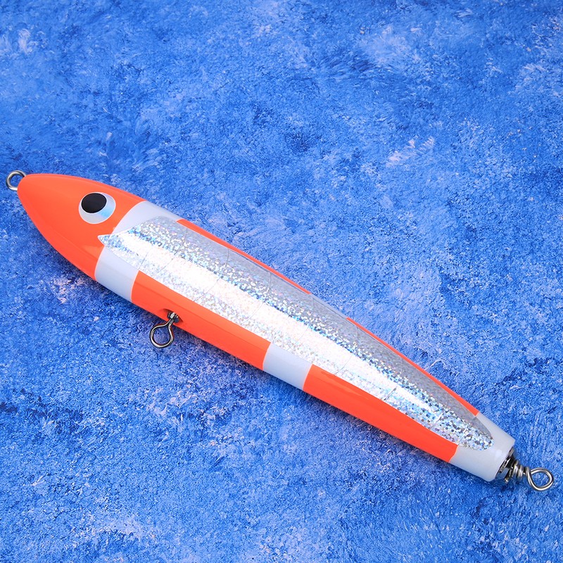 140g Artificial Crank Lure Floating Wooden Tuna Hard Bait Fishing