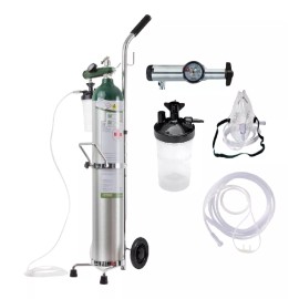 Oxiplus Tanque De Oxigeno 682lt Kit Completo Portatil Con Carrito
