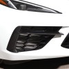 carcartrim-2022 Carbon fiber ABS Front Bumper Fog Light Lamp Trims