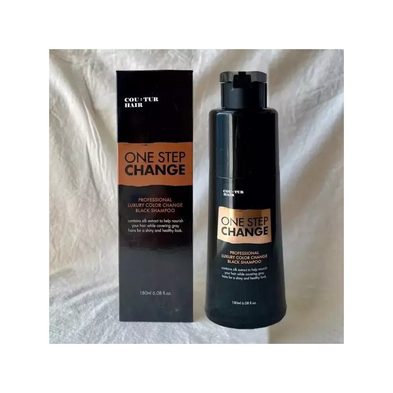 Couture Hair 꾸띄르헤어 프로페셔널 럭셔리 컬러 체인지 블랙샴푸 180ml 6개