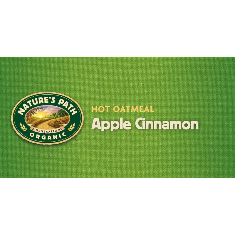 Nature's Path, Hot Cereal Pouch Apple Cinnamon, 8 Packets, 14