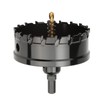 1-2/3 inch (42mm) Carbide Hole Saw,Metal Steel Hole Saw,Stainless Steel Drill Bit, Hole Cutter for Stainless Steel,Sheet Metal, Thick Metal and Iron,Black (42mm（ 1-2/3 inch ）)