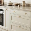 FAPUAL 6 Pack Gold Cabinet Knobs for Kitchen Cabinets and