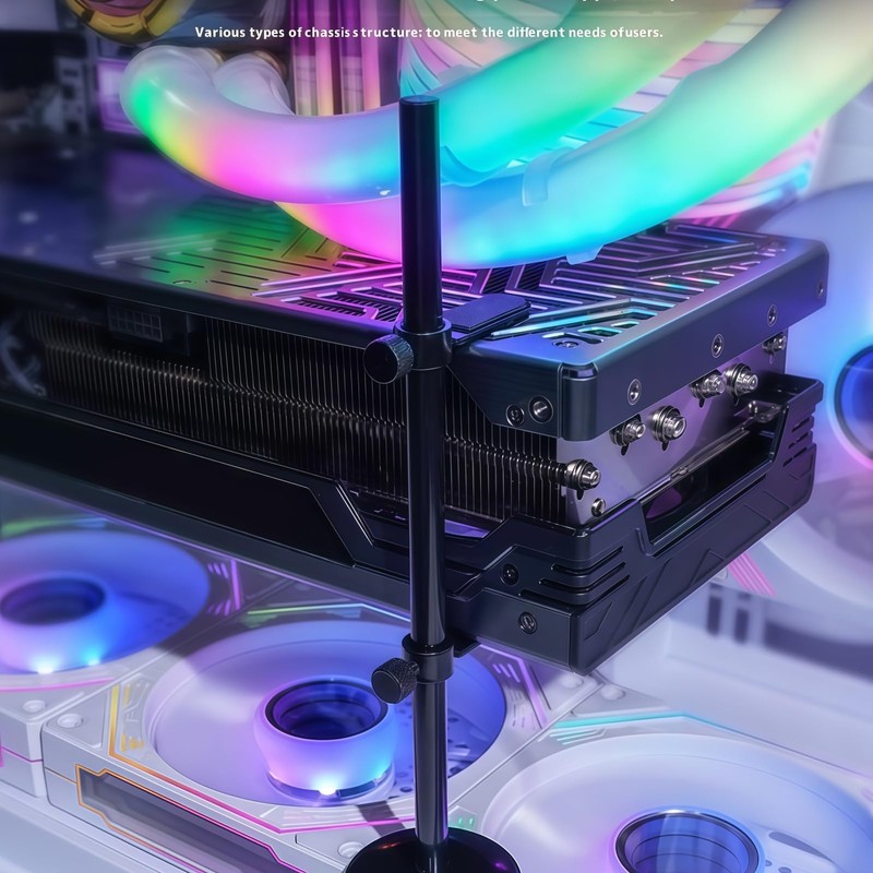 GPU Support Bracket: Adjustable Aluminum Anti Sag GPU Bracket Video