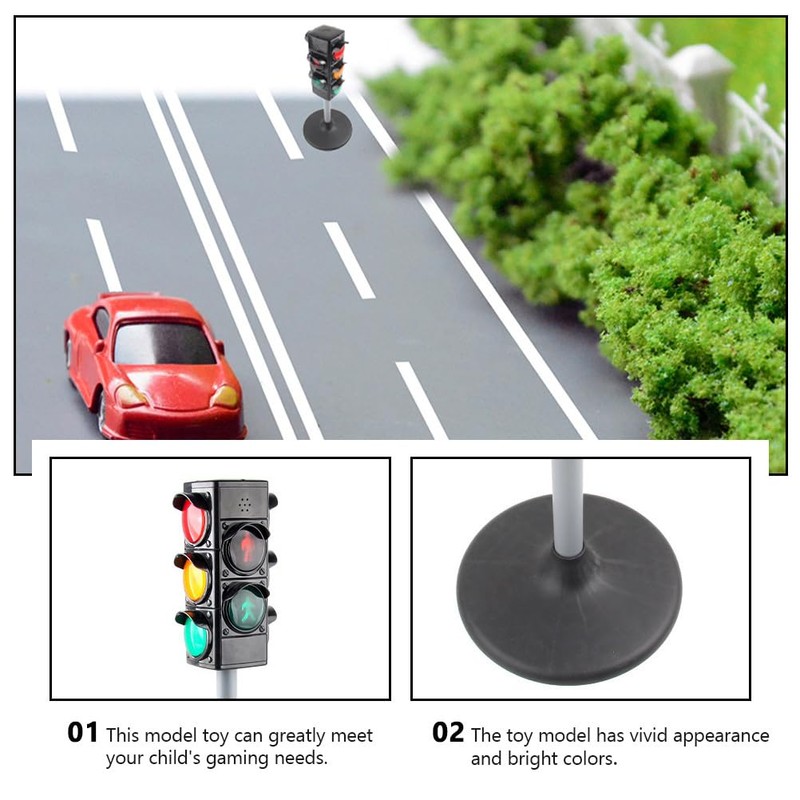 Abaodam Simulated Traffic Light Toys for Children Role Play Traffic