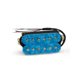 ROZILO Electric Guitar Humbucker Pickups Double Coil Guitar Bridge Pickups Blue Pearl 52mm