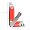 2pcs Magnet Welding Clamp Magnetic Holder Fixer with Handle 30/60/90