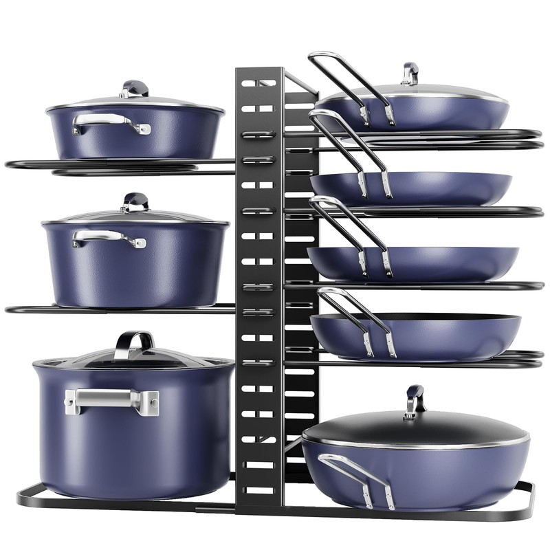 ORDORA Pots and Pans Organizer under Cabinet 14.55 Height, Adjustable