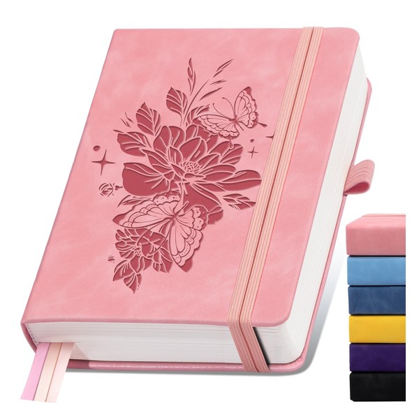 Lined Journal Notebook 365 Pages, B5 Leather Journals for Writing