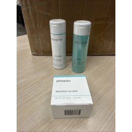 Proactive  3 Piece Kit 3-Step System Proactive. 1 Cleans,2 Tone, Clay Mask.