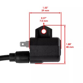 Caltric Ignition Coil for Arctic Cat 375 2X4 4X4 Auto 2002