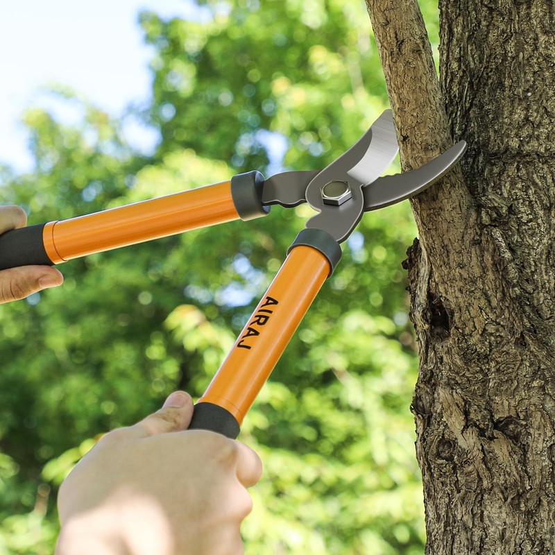 AIRAJ Bypass Loppers for Gardening | 16 Inch Garden Shears