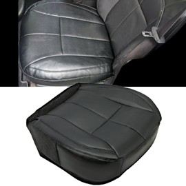 ECOTRIC Artificial Leather Seat Covers Driver Side Bottom Replacement Compatible with 2002-2004 Jeep Grand Cherokee Limited Overland Sport (Black)