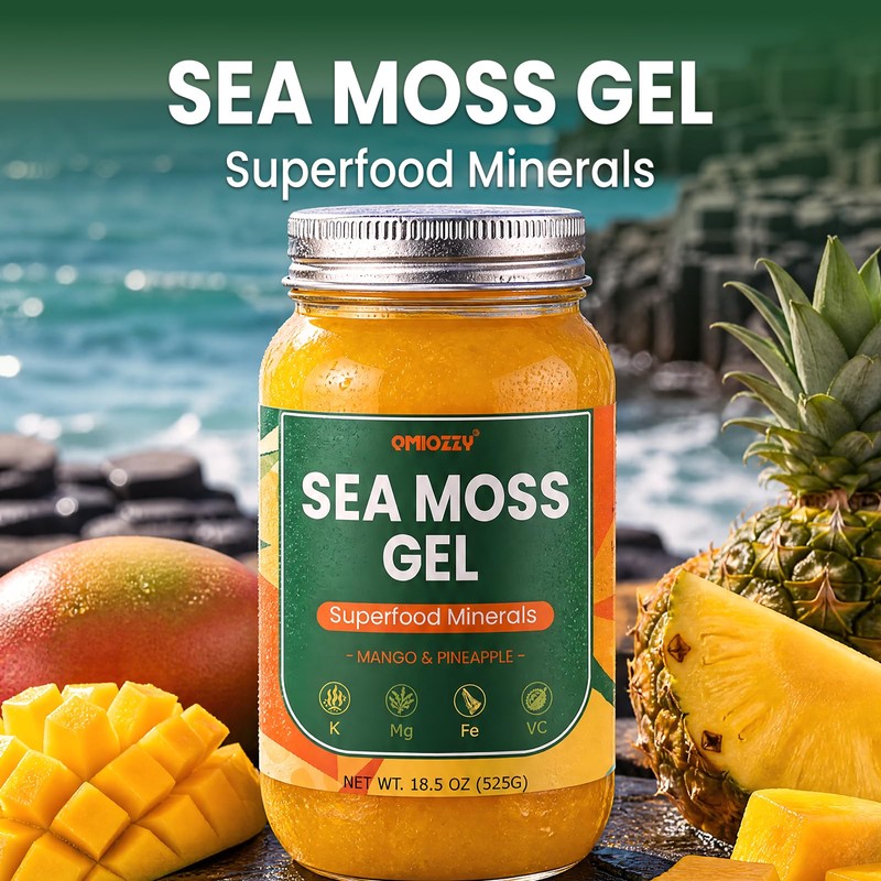 Sea Moss Gel, Mango Pineapple 18.5 oz, Superfood - 92