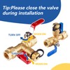 3/4 Inch GUOFIS IPS Tankless Water Heater Valve Kit with