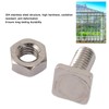 Greenhouse Nuts and Bolts,50 Sets Stainless Steel Greenhouse Screws Quick