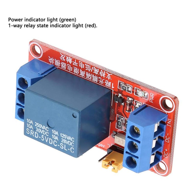 Relay Module with Optocoupler 1 Channel High&Low Level Relay Module
