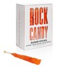 Orange Rock Candy Sugar Sticks - Orange Flavored - 24