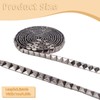 Letinstyle 2.5 Iarde 0.39 Pollici Hot Fix Nailhead Trim, Borchie