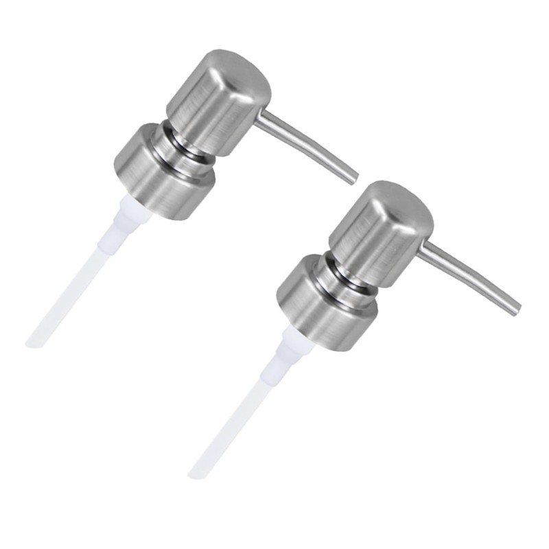 STOBAZA 2sets Lotion Dispenser Pump Replacement Plastic Bottle Pump for