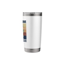 Retro Teachers Love Brains Zombie Stainless Steel Insulated Tumbler