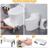 Toilet stool Wood, Foldable Poop stool for Adult, 7" Wooden