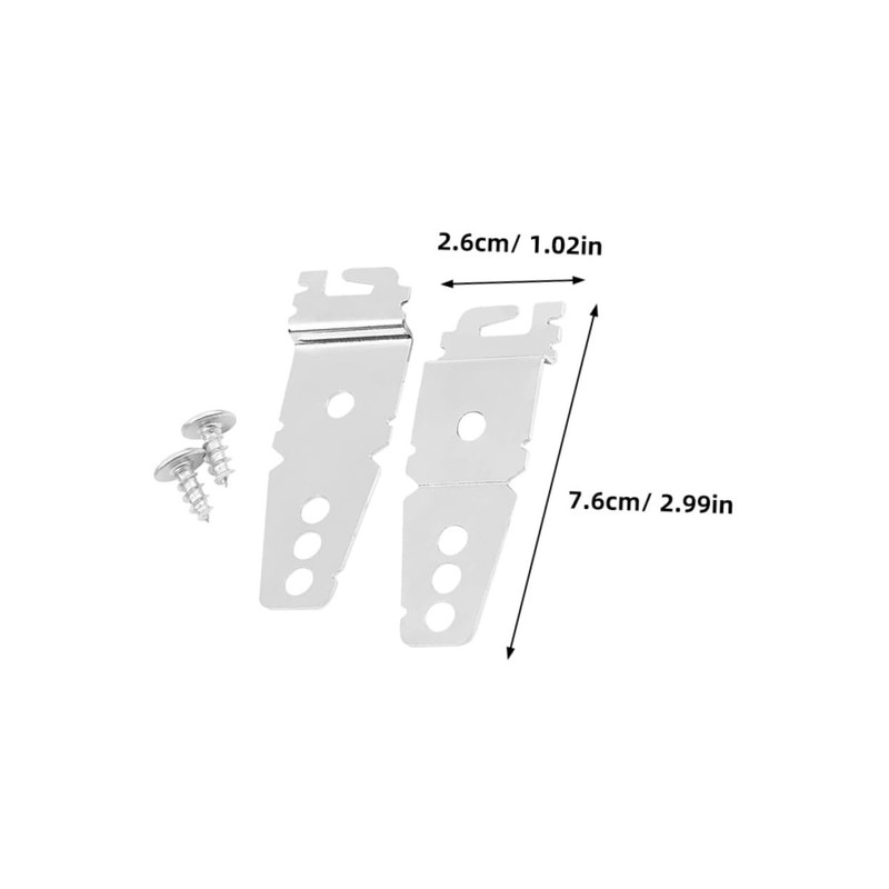 Hohopeti Dishwasher Side Brackets Set Dishwasher Mounting Clips Plate Dishwasher