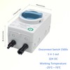 Solar DC Disconnect Switch-HXH 2-in-2-out 1000V IP66 Isolator Switch, Versatile