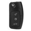 Black 3 Buttons Locking 433MHz Remote Car Control Key with