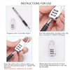 SDTC Tech 5 PCS Combination Luggage Lock Password Security Padlock