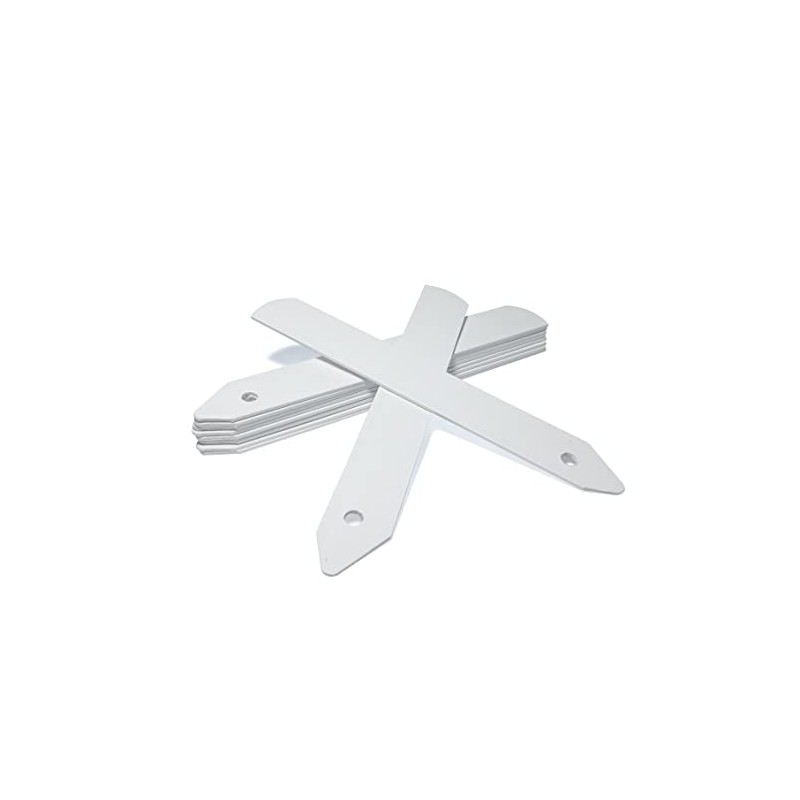 Qty 100 x 4" White Stick In Plant Labels