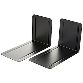 Hangzhou Topline 215 mm Giant Metal Bookends - Black (Pack of 2)