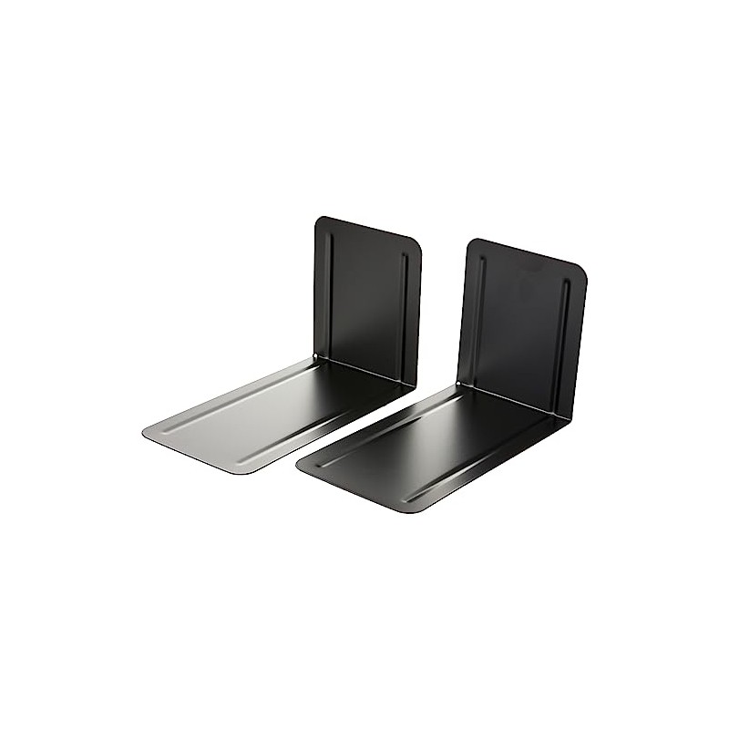 Hangzhou Topline 215 mm Giant Metal Bookends - Black (Pack
