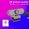 Webcam USB Camera Builtin Microphone Computer Accessory for Live Broadcast