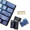 kakiwutj PBT Moonlit Keycaps Custom Dark Blue Shine Through Keycaps