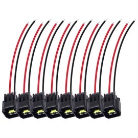 HiSport Ignition Coil Connector Pigtail Harness Compatible with Ford Mustang F-150 F-250 F-350 4.6L 5.4L 6.8L,8PCS