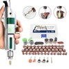 206Pcs Rotary Tool Accessories Kit 1/8 inch Shank Drill Hobby