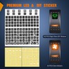 Nilight 4 Gang Rocker Switch Panel with Orange LED Light