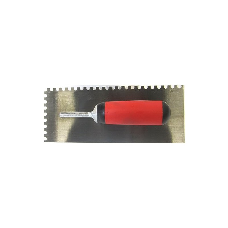 QLT by MARSHALLTOWN Soft Grip Notched Trowel, Flooring and Tiling,
