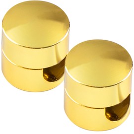 STSTR 2 Sets Charger Cord Holder for Nightstand, Adjustable Phone Cable Anchors, Self-Adhesive Metal Cord Management Clips, Cable Organizers for Desk, Wall, Office - Gold