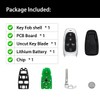 2 Keylessbest Replacement for 2023 Hyundai Santa Fe Key Fob
