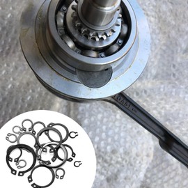 Internal Retaining Ring | Bearing C-Type Retaining Ring | External Retaining Rings, 15 Sizes Bearing C-type Retaining Ring with Storage Box