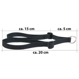 Helite Saddle Grip Strap for Airbag Vests in Equestrian Sports - Saddle Connection - Y-Strap - Horse - Black