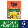 BEN'S ORIGINAL Ready Rice Garden Vegetable Flavored Rice, Easy Dinner