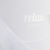 Relaxdays Round Rose Box, 4 Roses, Flower Box, White, Long