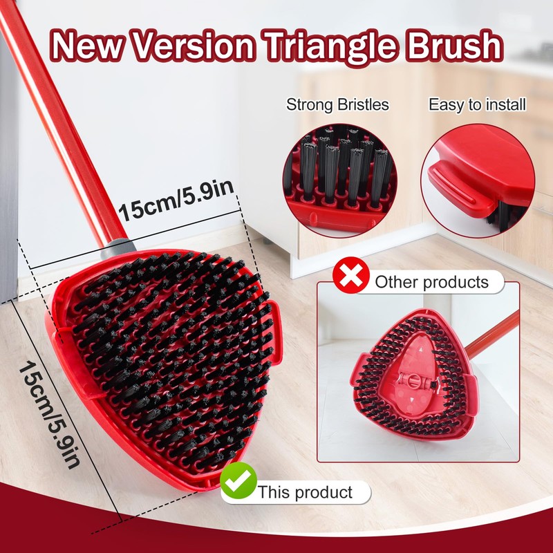 Hezane Mop Head Replacements Compatible with OCedar EasyWring, 6 Packs
