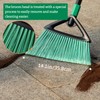 Eyliden Broom, Angle Broom with 57" Long Handle, PET Bristles
